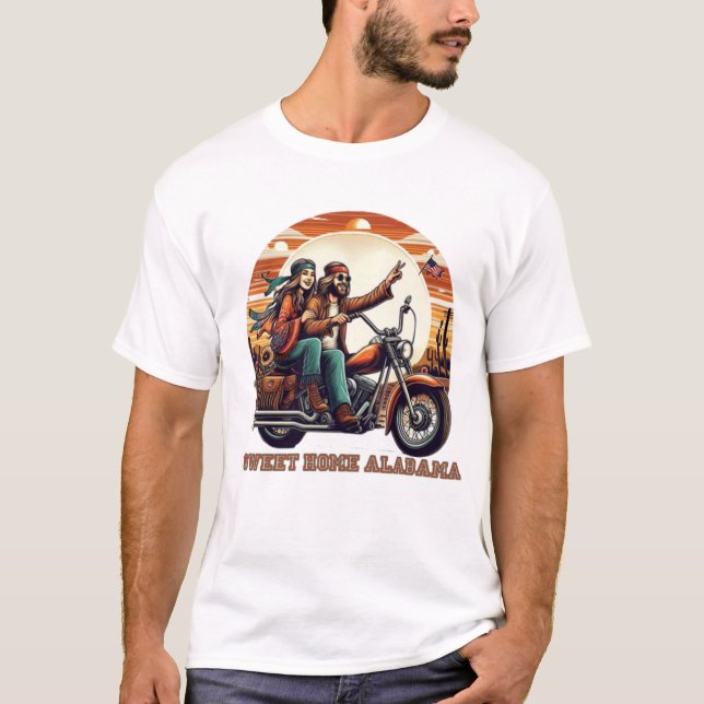 Camiseta jinetes hippie (Anverso)