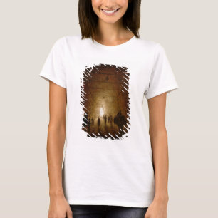Camiseta Jinetes y peatones que pasan con un P arqueado
