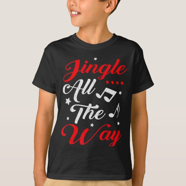 Camiseta Jingle All The Way Festive Christmas  (Anverso)