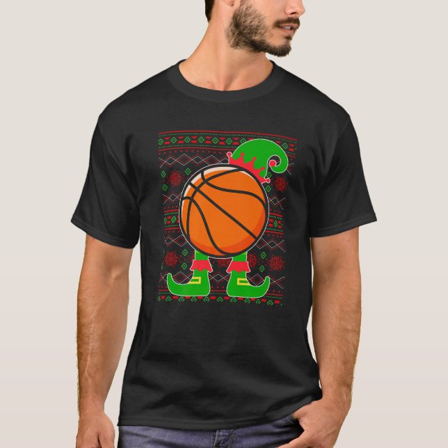 Camiseta Jingle Ballers Christmas Basket Ball Xmas Elf Squa (Anverso)