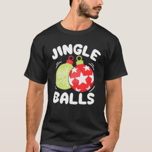 Camiseta JINGLE BALLS Tinsel Funny Couple Navidades Chestnu