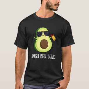 Camiseta Jingle Bell Guac Funny Aguacate Pun Dark BG