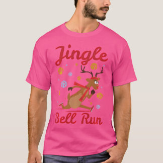 Camiseta Jingle Bell Run renos corriendo