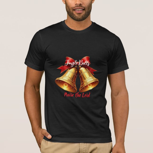 Camiseta Jingle Bells, Praise the Lord (Anverso)