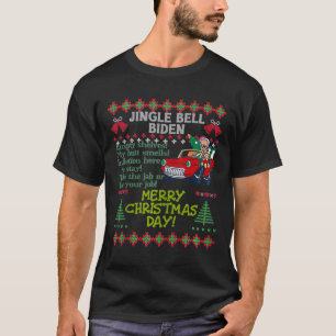 Camiseta Jingle Joe Biden Xmas Carol Trump Navidades feos