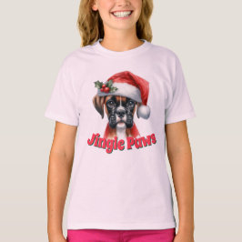 Camiseta Jingle Paws y Boxer Dog Joy