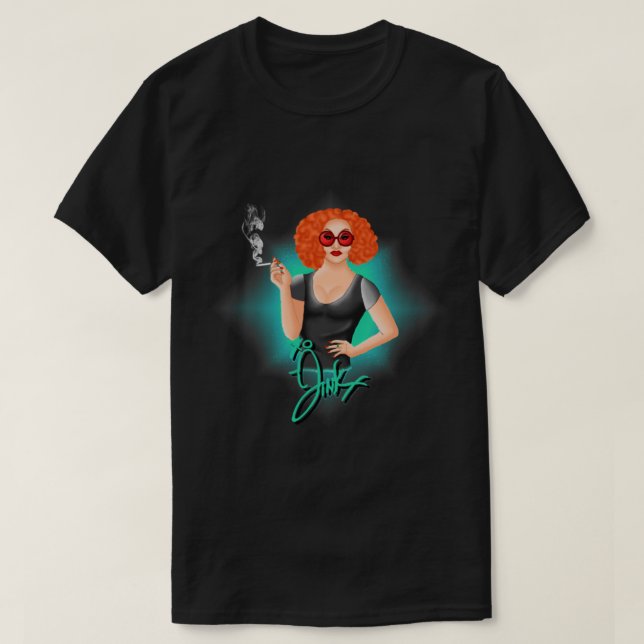 Camiseta Jinkx Monsoon - humo (Diseño del anverso)