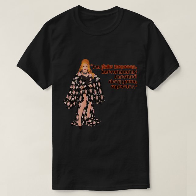 Camiseta Jinkx Monsoon Rupauls Drag Race Todas las estrella (Diseño del anverso)