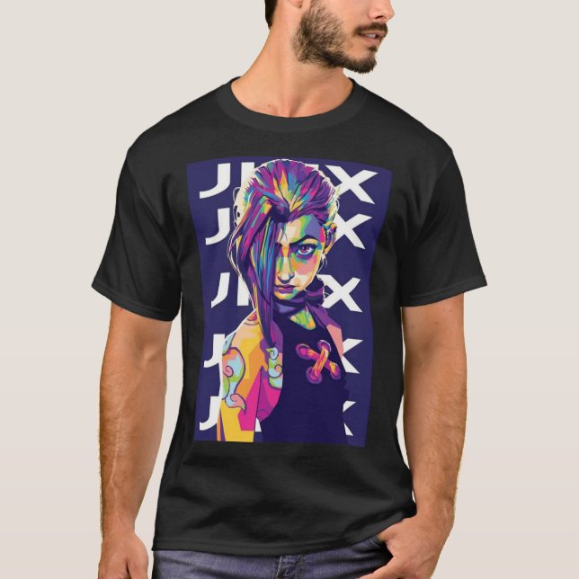 Camiseta Jinx Arcane    (Anverso)