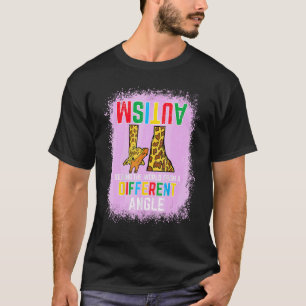 Camiseta Jirafa Autismo Viendo Mundo Diferente Ángulo Conci