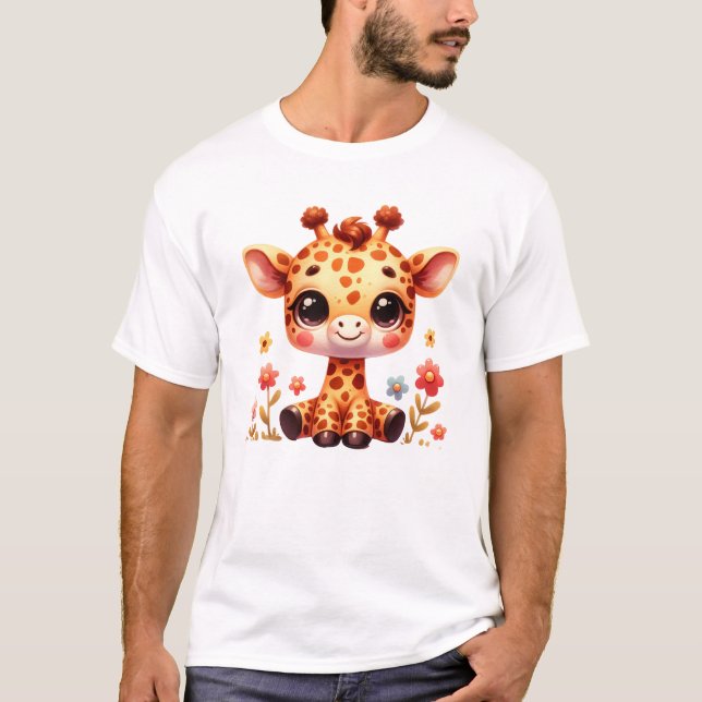 Camiseta Jirafa Bebé (Anverso)