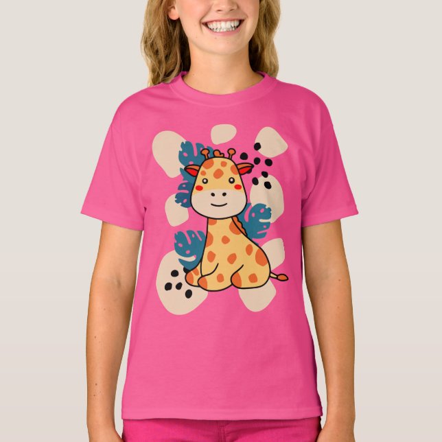 Camiseta Jirafa Bebé (Anverso)
