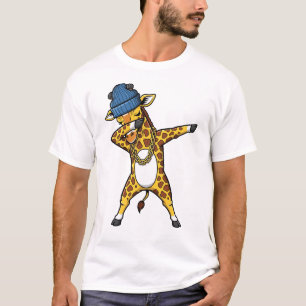 Camiseta Jirafa Dabbing Divertida Monada Baile Dab