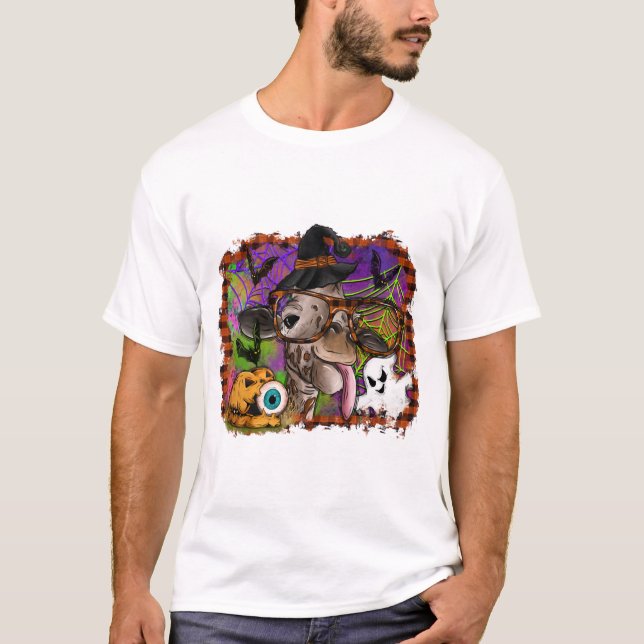Camiseta Jirafa de Halloween (Anverso)