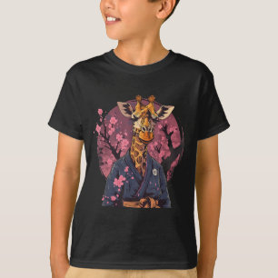 Camiseta Jirafa de Karate Animal Mma Taekwondo Artes Marcia