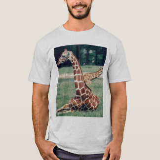 Camiseta Jirafa de LazyDay - ceniza