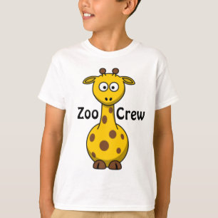 Camiseta Jirafa del equipo del parque zoológico