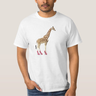 Camiseta Jirafa en tacones altos