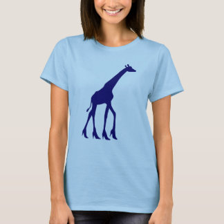 Camiseta Jirafa en tacones altos