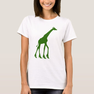 Camiseta Jirafa en tacones altos
