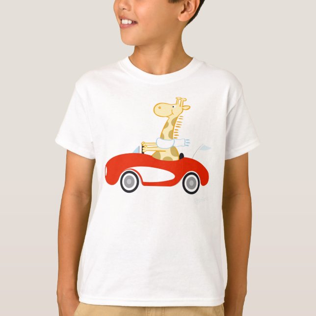 Camiseta Jirafa que cruza (Anverso)