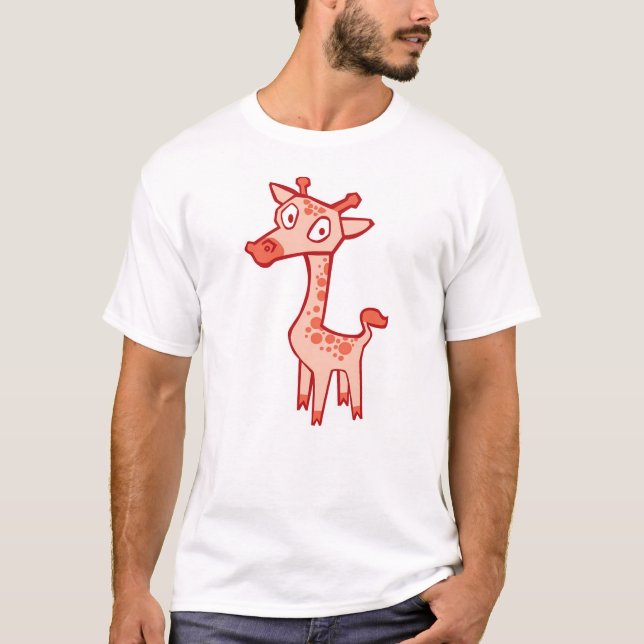 Camiseta Jirafa - rojo (Anverso)