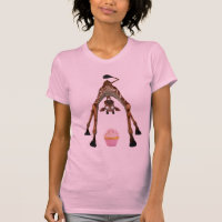 Jirafa y magdalena lindas divertidas