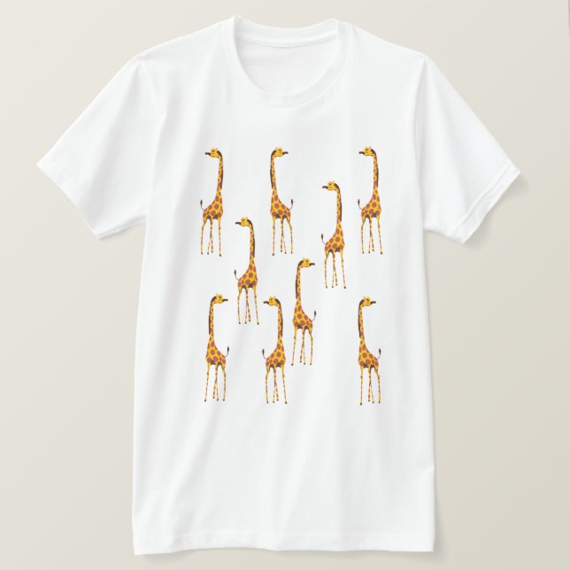 Camiseta Jirafas (Anverso del diseño)