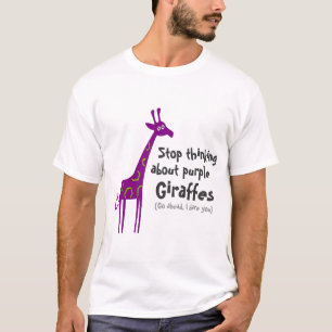Camiseta Jirafas púrpuras