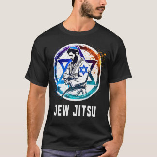 Camiseta Jitsu Judío Artes Marciales Judías Divertidas Bjj 