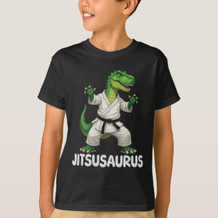 Camiseta Jitsusaurus Dinosaur Karate Artes Marciales Entusi