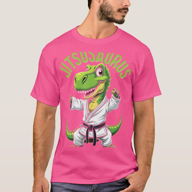 Camiseta Jitsusaurus Funny Bjj Brasileño Jiu Jitsu (Anverso)