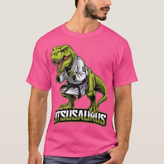 Camiseta Jitsusaurus Funny Bjj Brasileño Jiu Jitsu (Anverso)