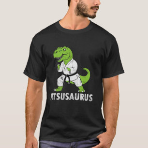 Camiseta Jitsusaurus Funny BJJ Brasileño Jiu Jitsu Trex Kid