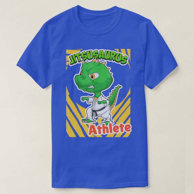 Camiseta Jitsusaurus Guay Jiu Jitsu Gift Dinosaur (Diseño del anverso)