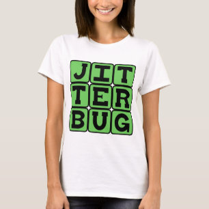 Camiseta Jitterbug, tipo de baile