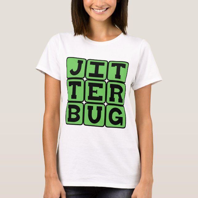 Camiseta Jitterbug, tipo de baile (Anverso)