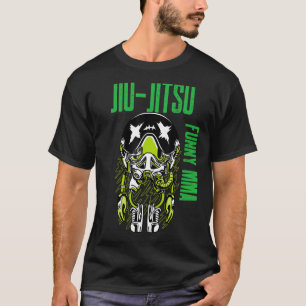 Camiseta Jiu Jitsu Alien Astronaut Tranquilo Mma Forcejeo M