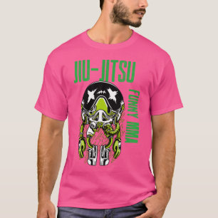 Camiseta Jiu-Jitsu Alien Astronauta Chill Mma Grapple Muay 