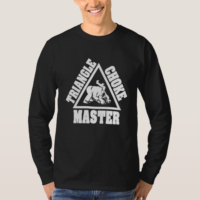 Camiseta Jiu Jitsu Apparel Triangle Choke Master Subvención (Anverso)