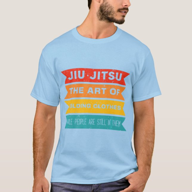 Camiseta Jiu Jitsu Arte De La Ropa Doble Jujitsu (Anverso)