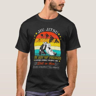 Camiseta Jiu Jitsu Arte de la ropa plegable mientras la gen