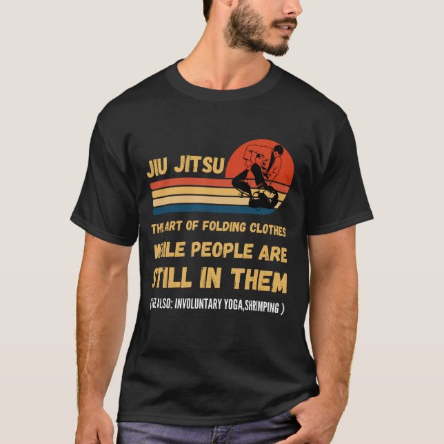 Camiseta Jiu Jitsu Arte De Ropa Doble BJJ MMA Jujitsu (Anverso)