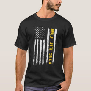 Camiseta Jiu Jitsu Bandera Estadounidense Regalos Deportivo