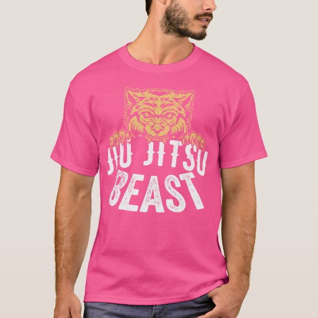 Camiseta Jiu Jitsu Beef Wolf Martial Art (Anverso)