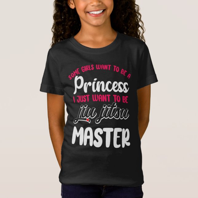 Camiseta Jiu Jitsu Bjj Algunos Chicas Quieren Ser Princesas (Anverso)