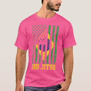 Camiseta Jiu Jitsu Bjj Brasil Bandera de los Estados Unidos