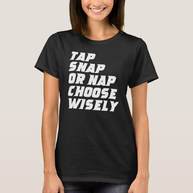 Camiseta Jiu Jitsu BJJ MMA Grappling Funny Tap Sn (Anverso)