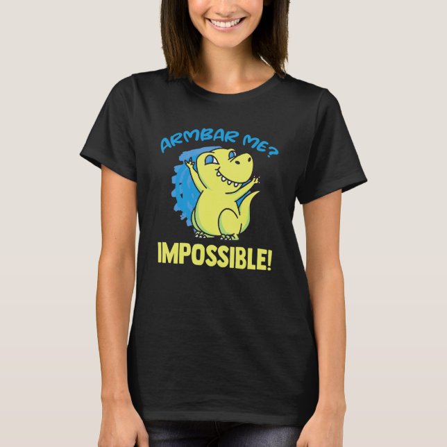 Camiseta Jiu Jitsu Brasileño Armbar Rex Bjj (Anverso)