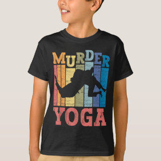 Camiseta Jiu Jitsu Brasileño Asesinato Yoga Divertido BJJ A
